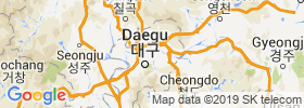 Daegu map
